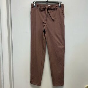 Nicole Miller Belted Slim Leg Pants Size XS